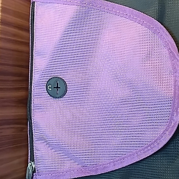 Harley Davidson black purple ? backpack motorcycle ? purse